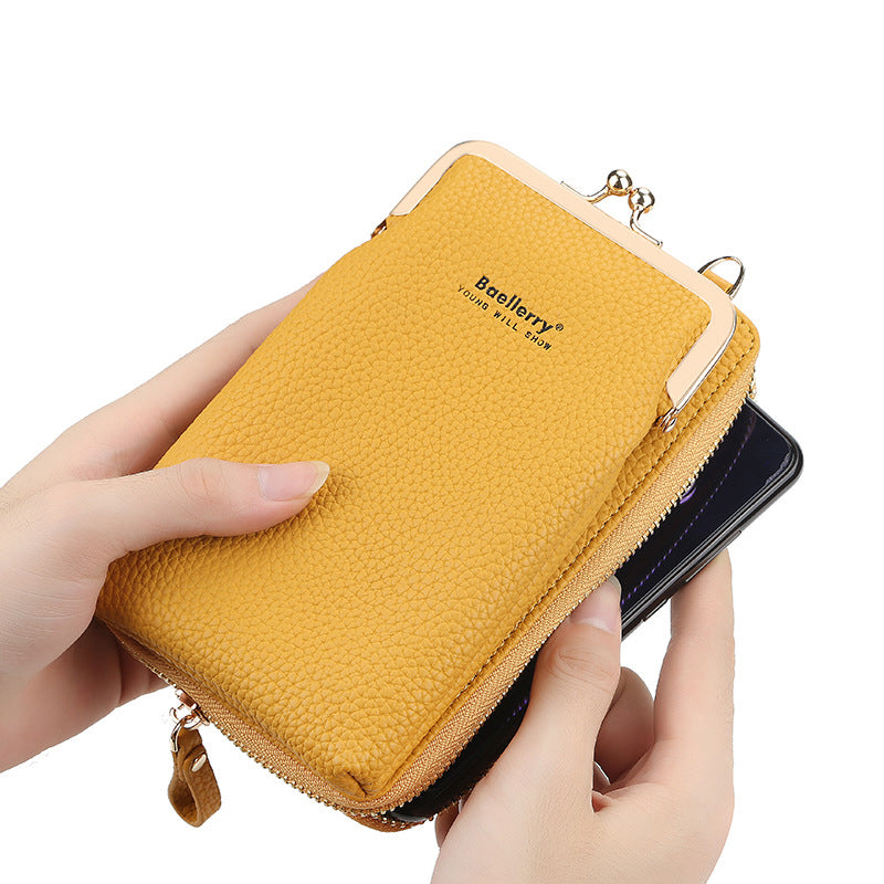Fashion Mobile Phone Shoulder Bags With Lock Women Messenger Bag Wallet Fashion Mobile Phone Shoulder Bags With Lock Women Messenger Bag Wallet